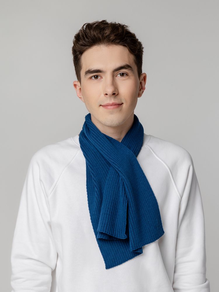 Шарф Yong, темно-синий (морская волна) — изображение 5