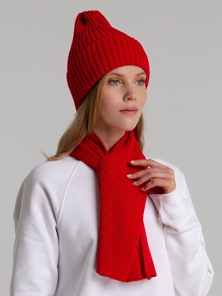 Шарф Yong, ярко-красный — изображение 5