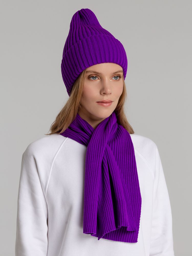 Шарф Yong, фиолетовый — изображение 5