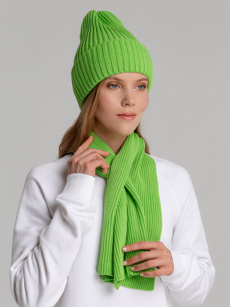 Шарф Yong, светло-зеленый (салатовый) — изображение 5