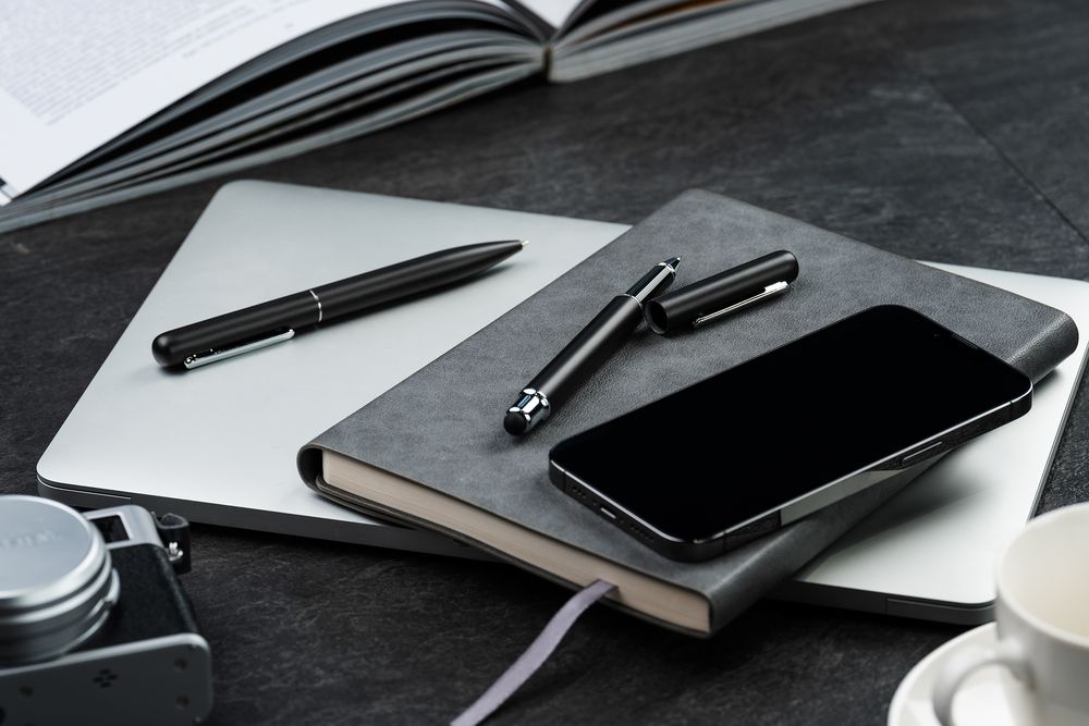 Роллер Scribo со стилусом, матовый черный — изображение 9