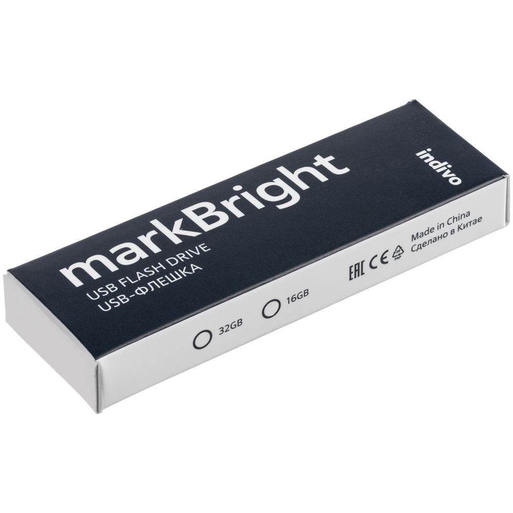Флешка markBright с зеленой подсветкой, 16 Гб — изображение 9