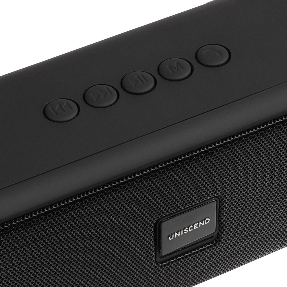 Беспроводная стереоколонка Uniscend Roombox, черная — изображение 11
