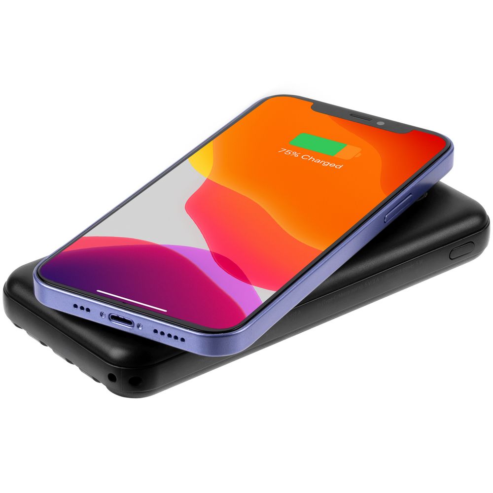 Внешний аккумулятор Omni Qi 10000 мАч, черный — изображение 9