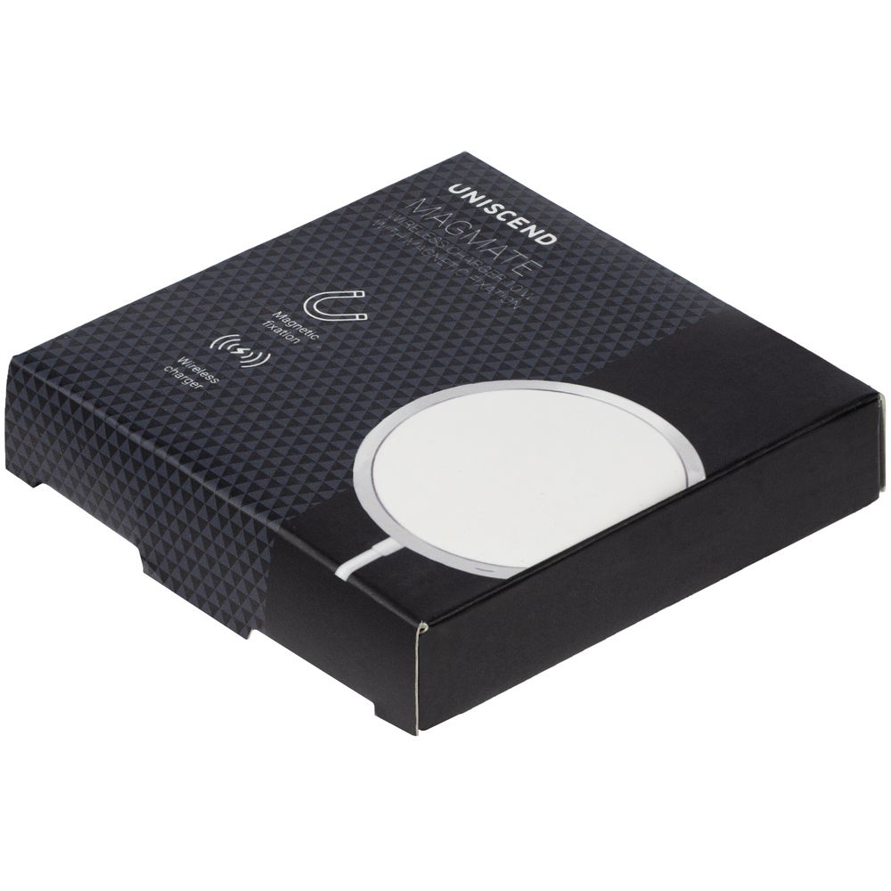 Беспроводное зарядное устройство с магнитами Magmate, черное — изображение 9