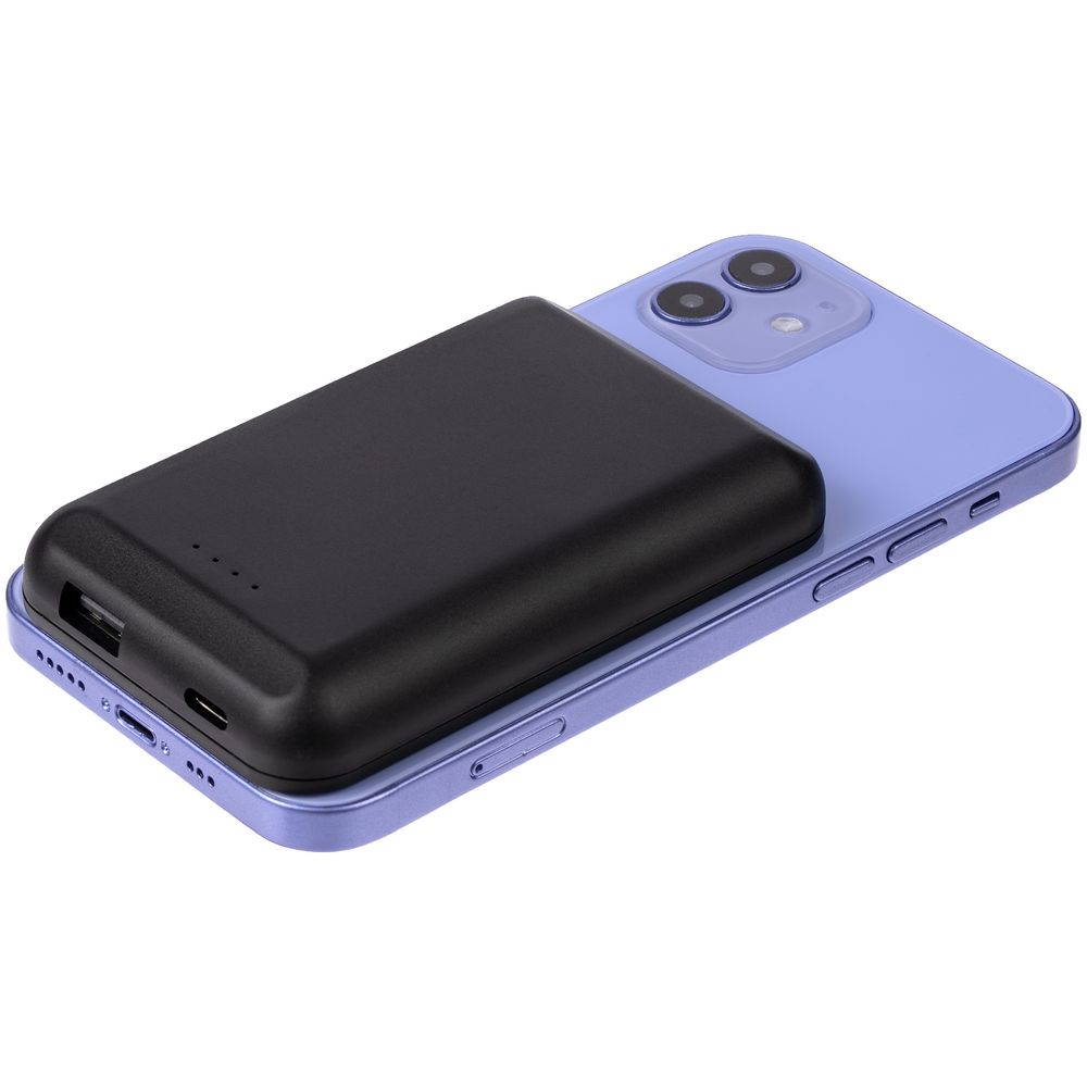 Магнитный беспроводной аккумулятор Magback 5000 мАч, черный — изображение 8