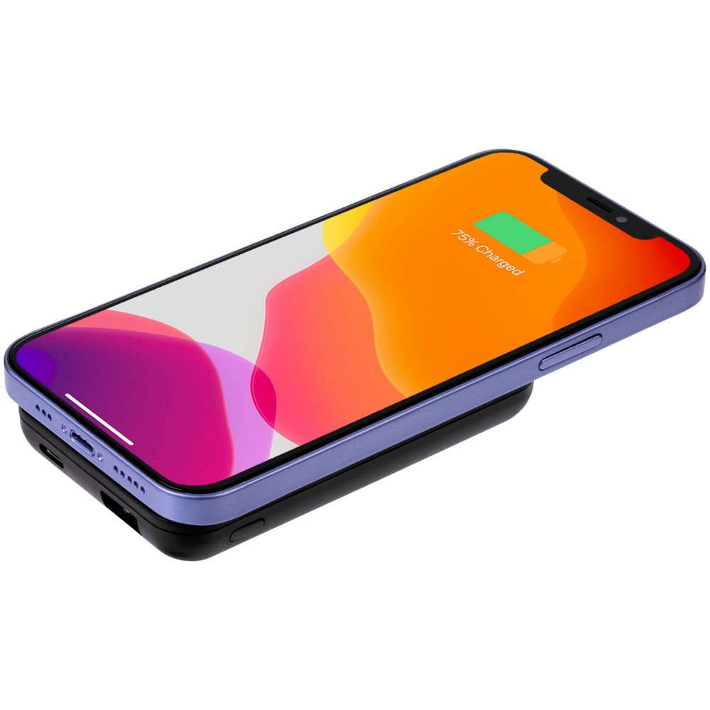 Магнитный беспроводной аккумулятор Magback 5000 мАч, черный — изображение 7