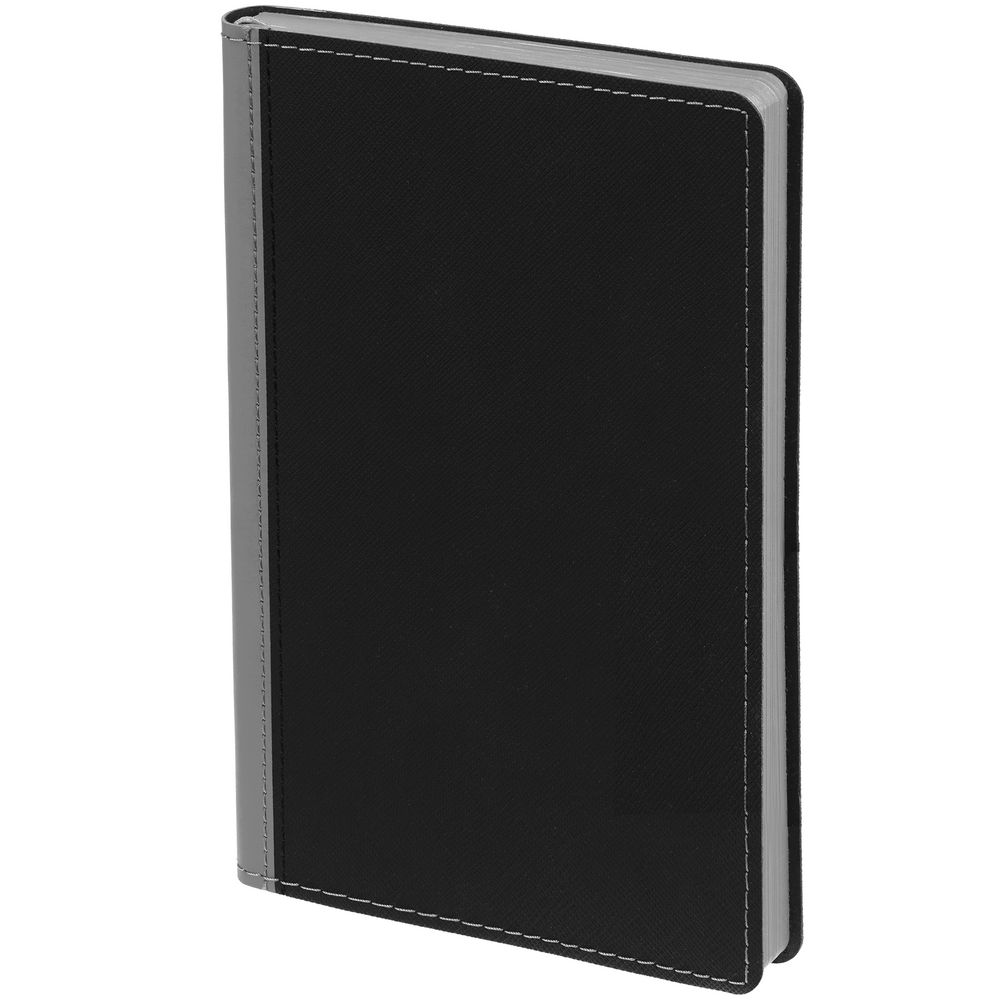 Ежедневник Nice Twice, недатированный, черный с серым — изображение 3
