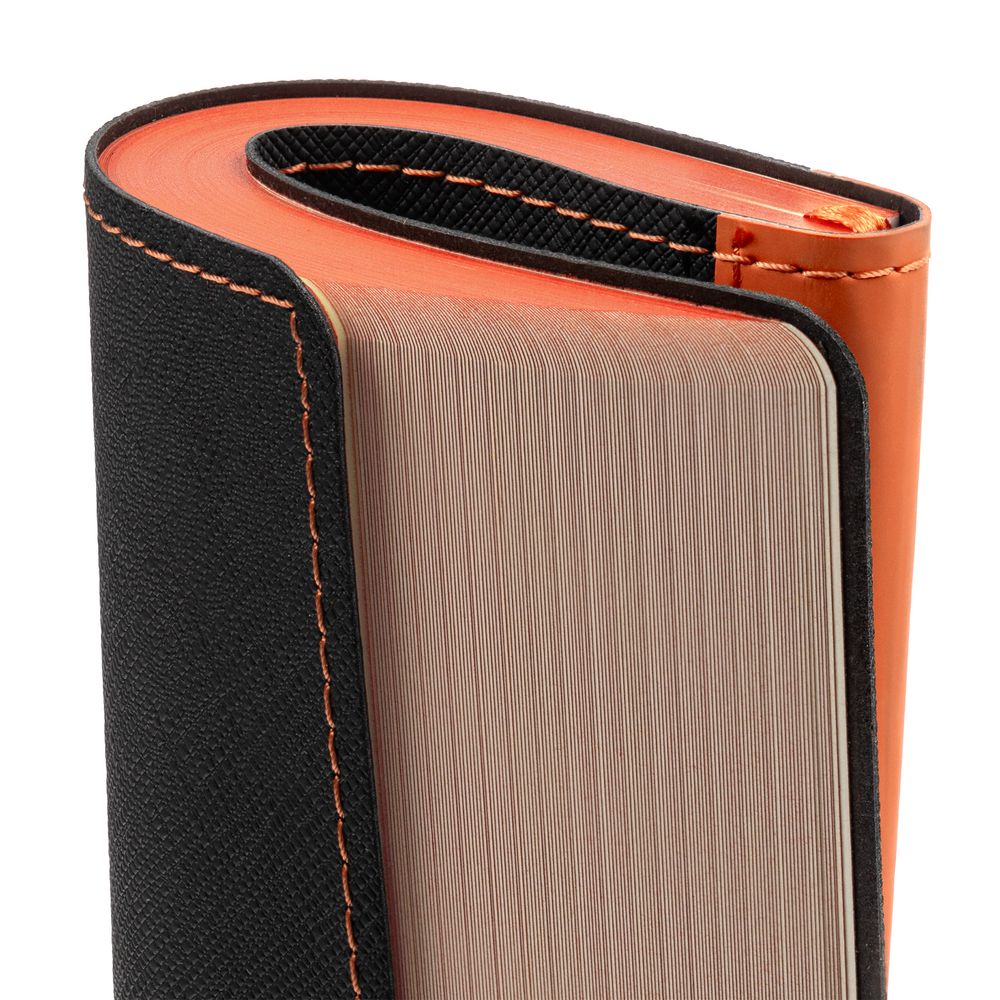 Ежедневник Nice Twice, недатированный, черный с оранжевым — изображение 8