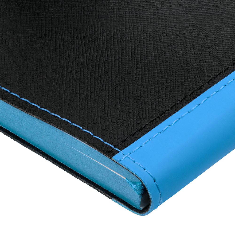 Ежедневник Nice Twice, недатированный, черный с голубым — изображение 6