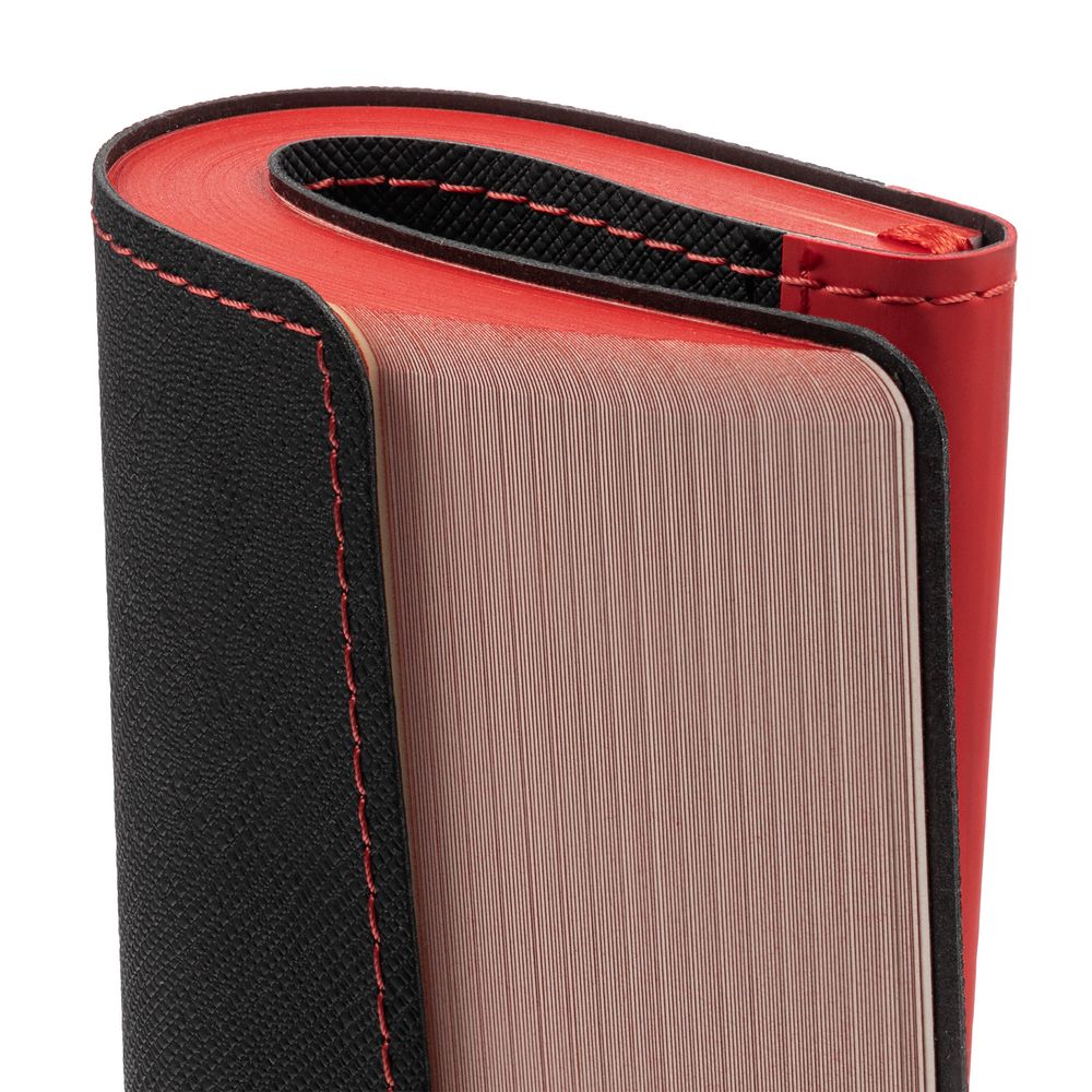 Ежедневник Nice Twice, недатированный, черный с красным — изображение 8