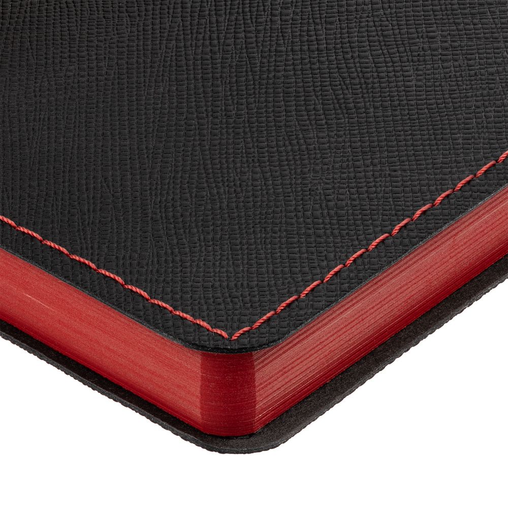 Ежедневник Nice Twice, недатированный, черный с красным — изображение 6