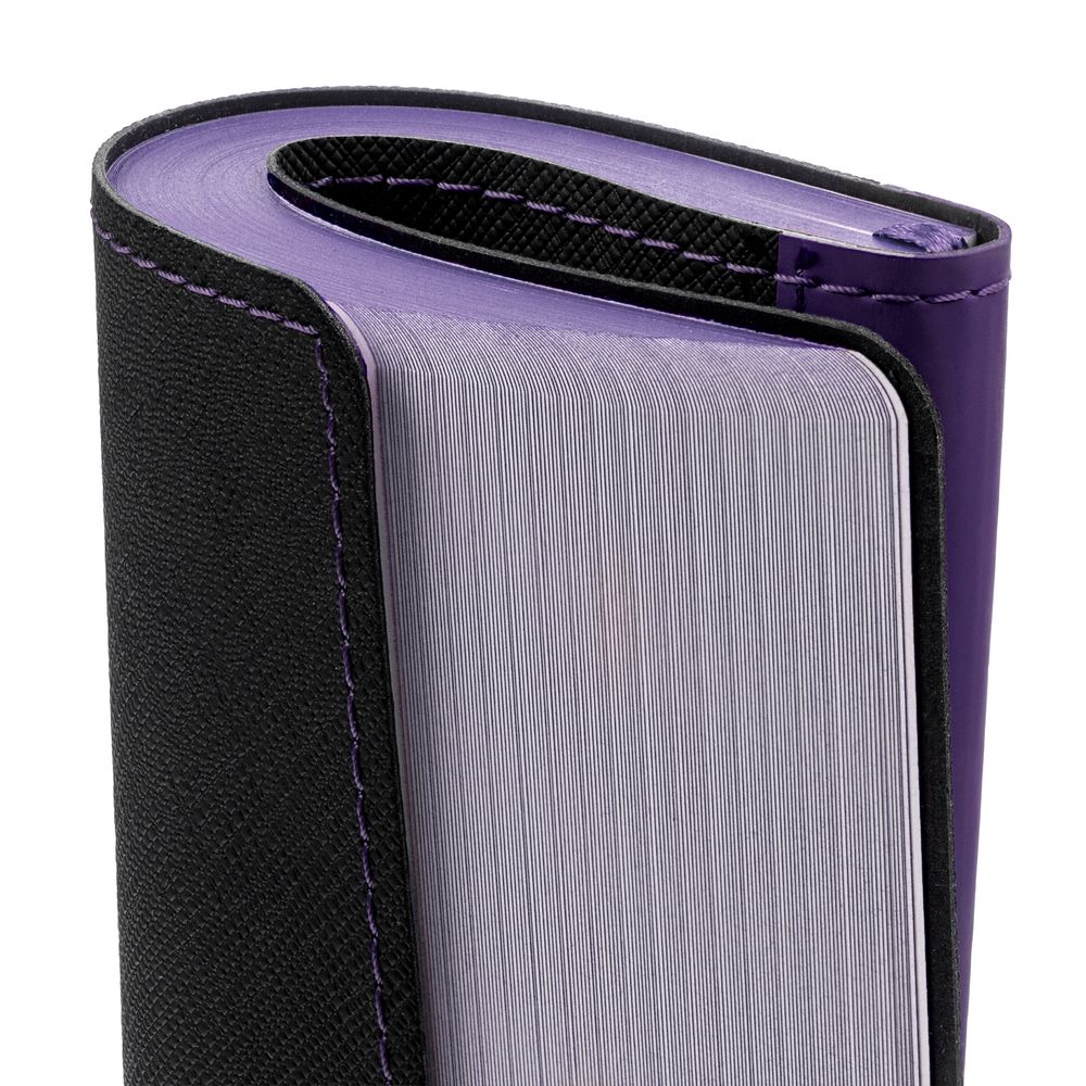 Ежедневник Nice Twice, недатированный, черный с фиолетовым — изображение 5