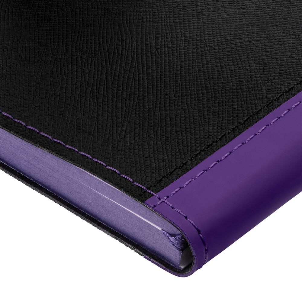 Ежедневник Nice Twice, недатированный, черный с фиолетовым — изображение 6