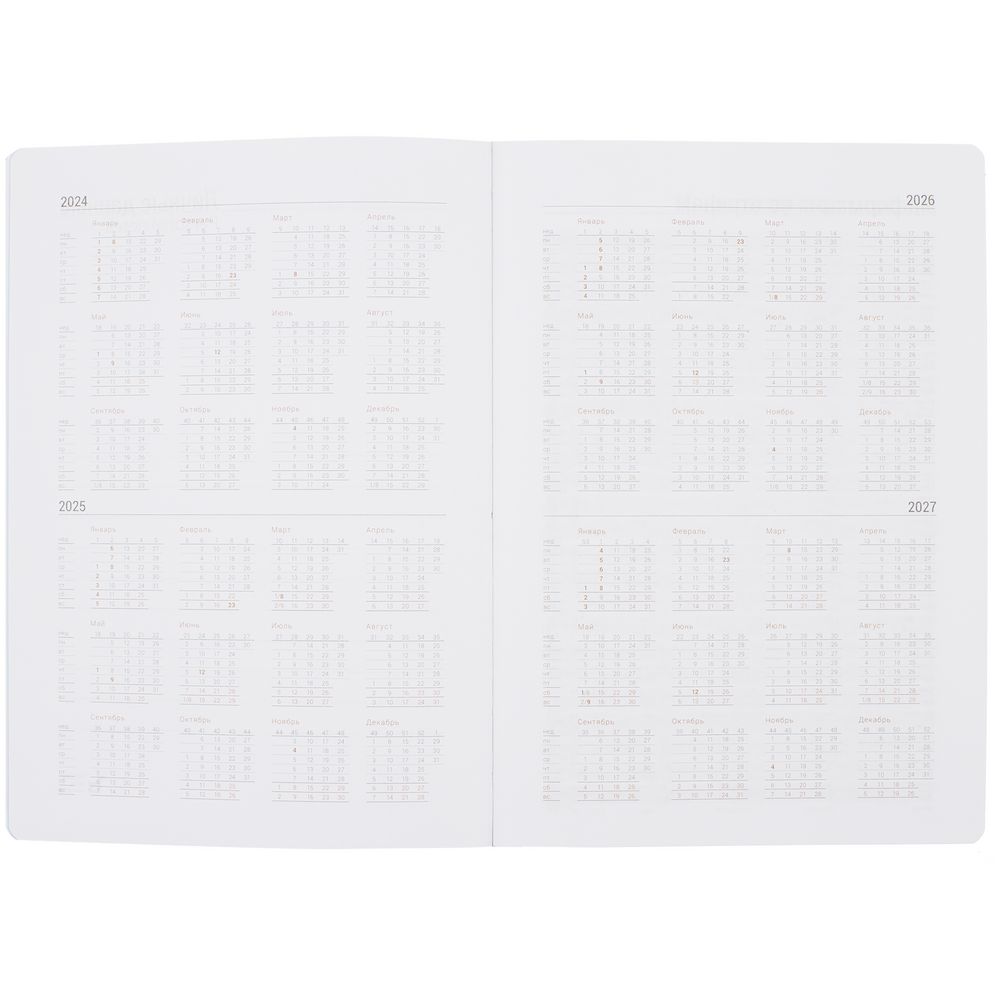 Ежедневник New Factor, недатированный, оранжевый — изображение 7