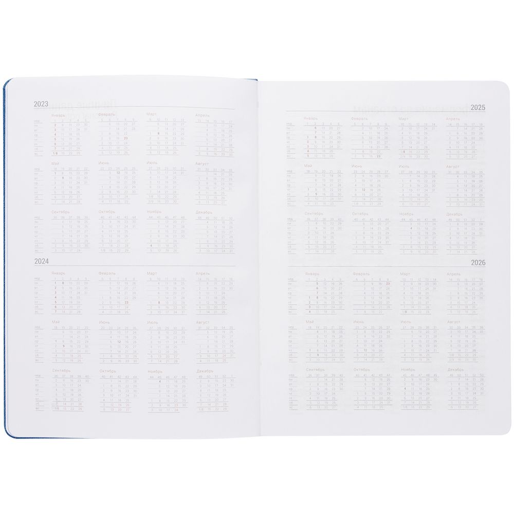 Ежедневник New Factor Metal, темно-синий — изображение 6