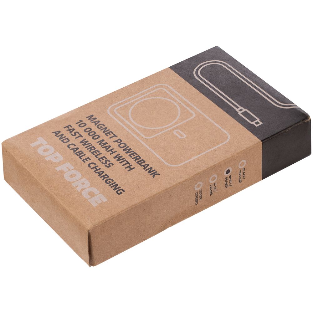 Магнитный беспроводной аккумулятор Top Force, 10000 мАч, cиний — изображение 10