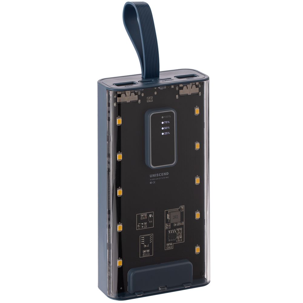 Аккумулятор Trellis Flat 10000 мАч, синий — изображение 3