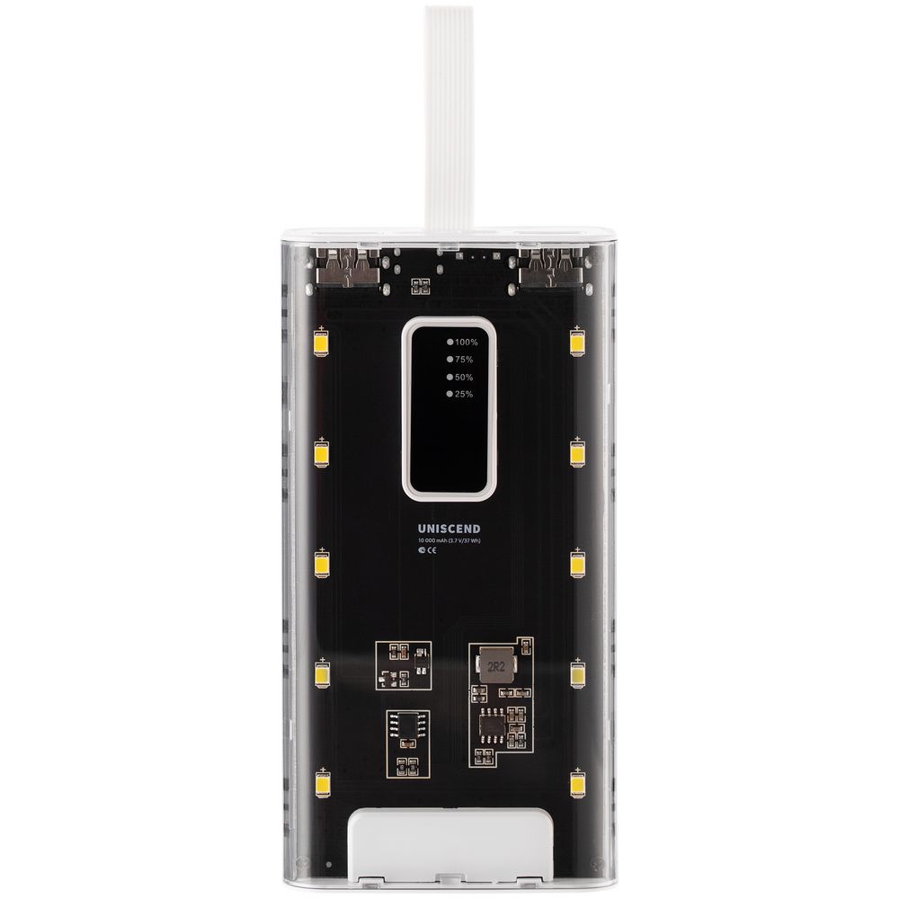 Аккумулятор Trellis Flat 10000 мАч, белый — изображение 4