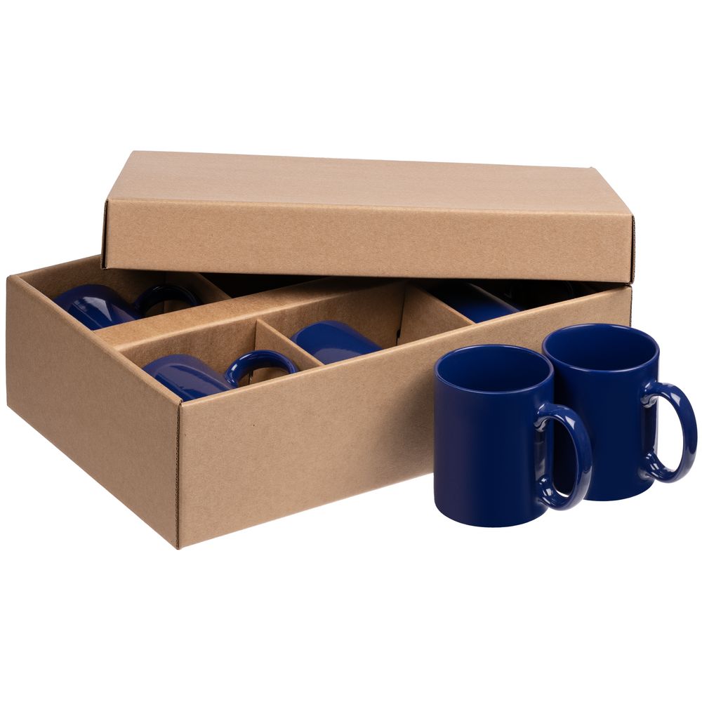 Набор из 6 кружек Promo, синий — изображение 3