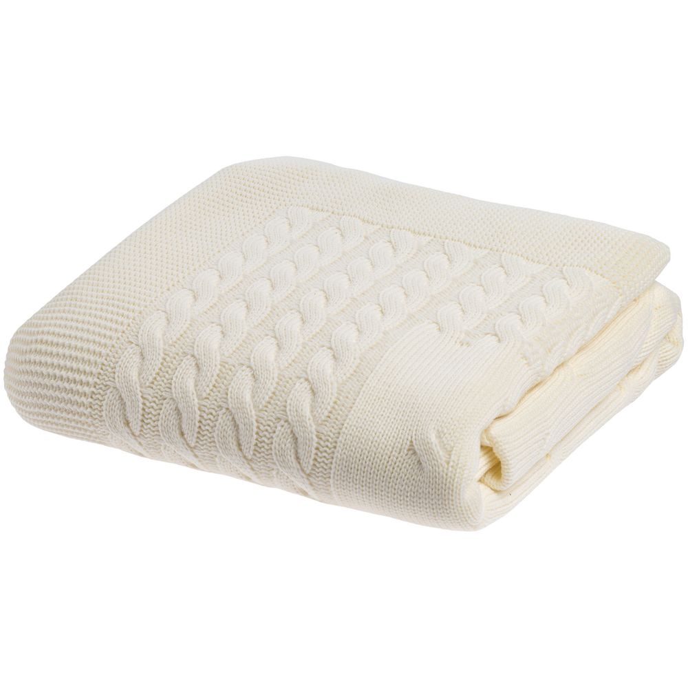 Плед Reframe, молочно-белый — изображение 3