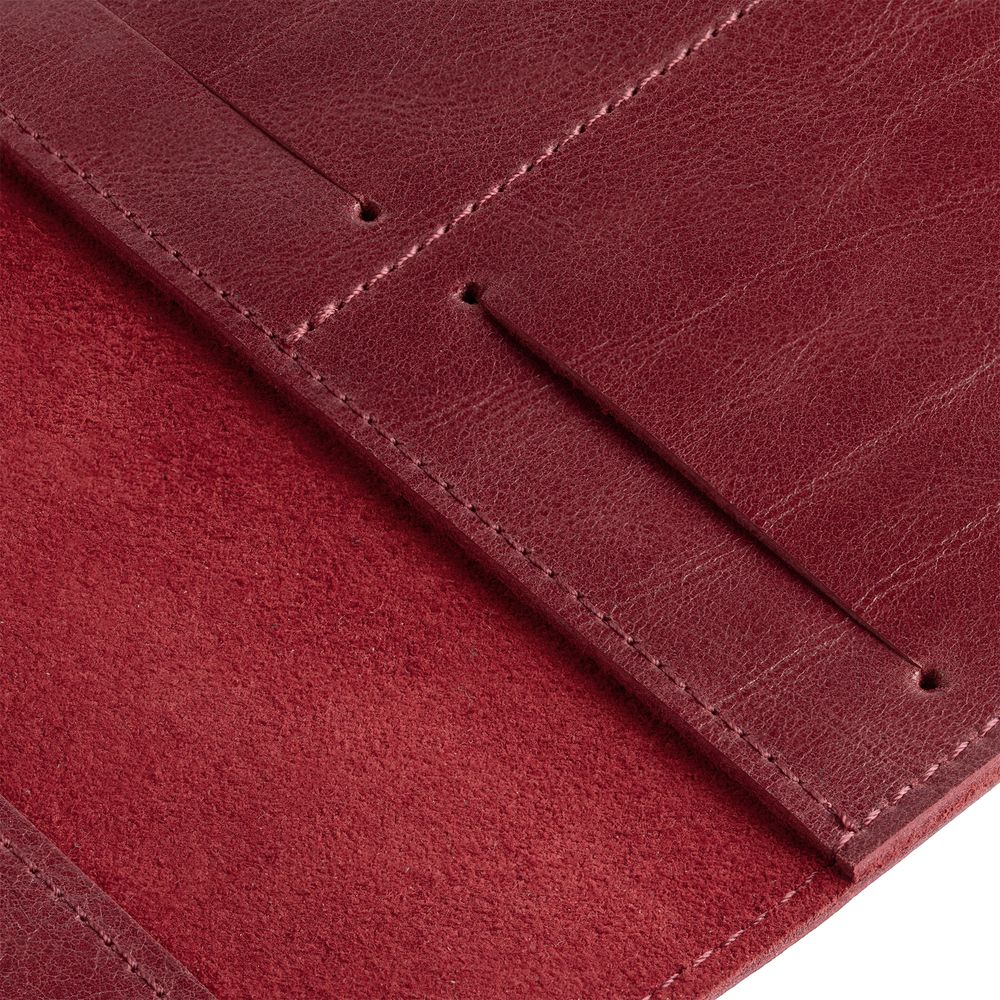 Обложка для паспорта Apache, ver.2, темно-красная — изображение 5