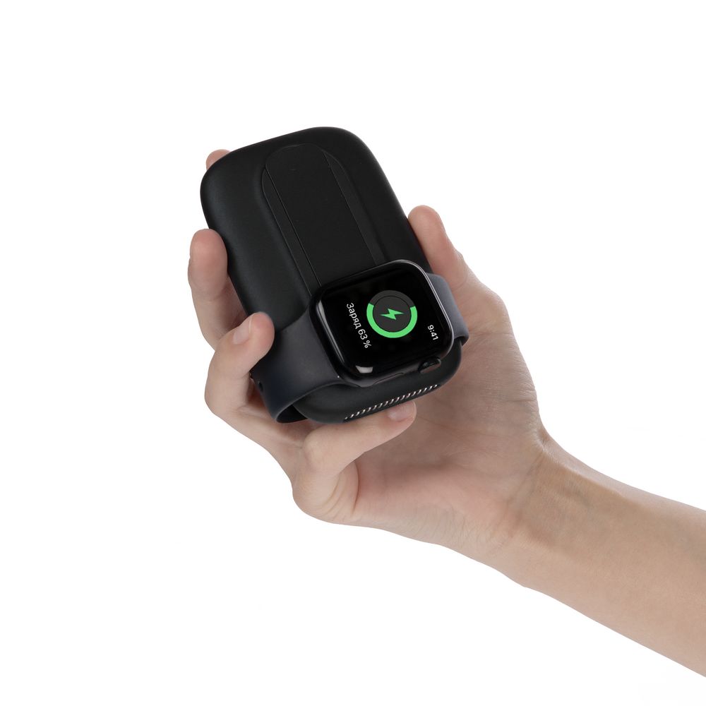 Универсальный магнитный аккумулятор Feel Motion, 5000 мАч, черный — изображение 12