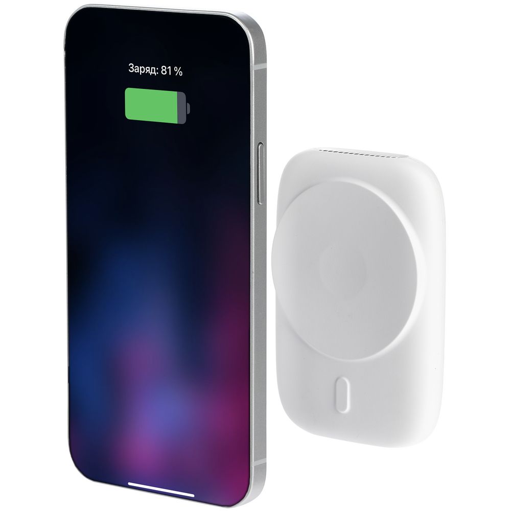 Универсальный магнитный аккумулятор Feel Motion, 5000 мАч, белый — изображение 12
