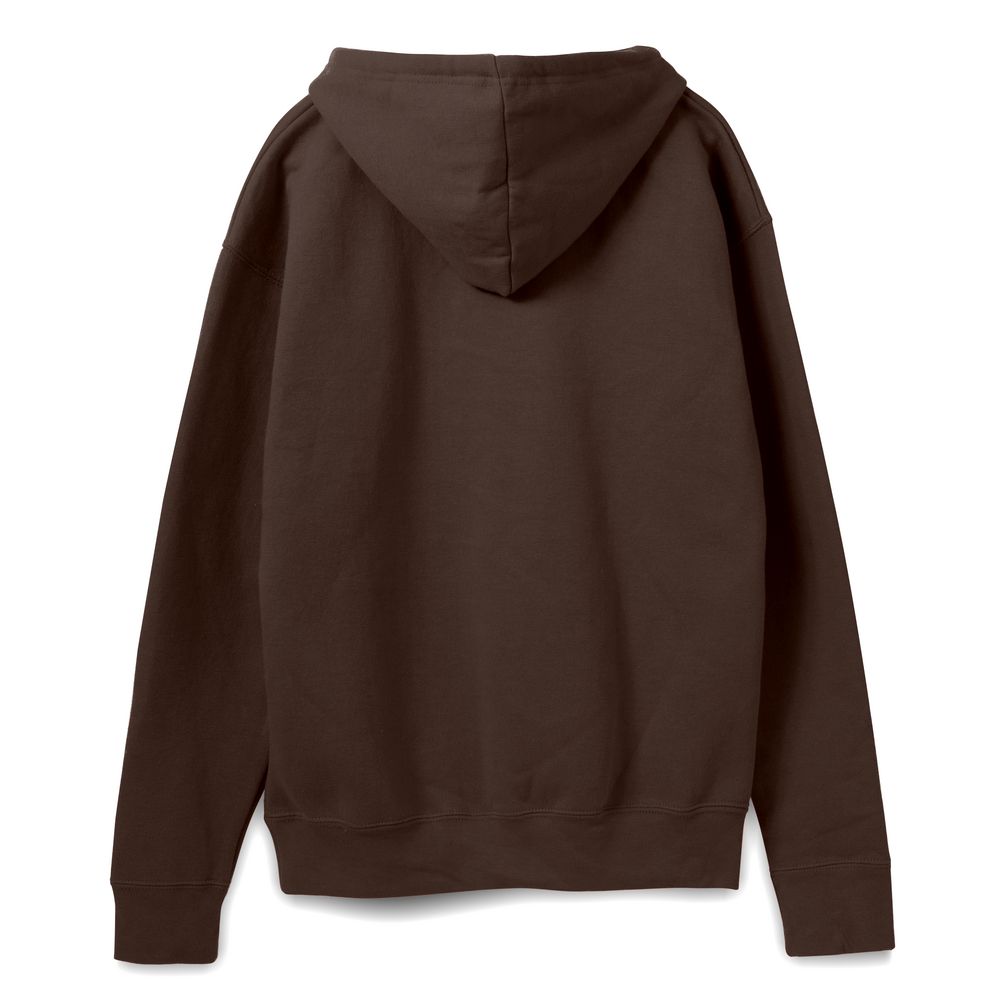 Толстовка с капюшоном Slam 320, темно-коричневая (шоколад) — изображение 3