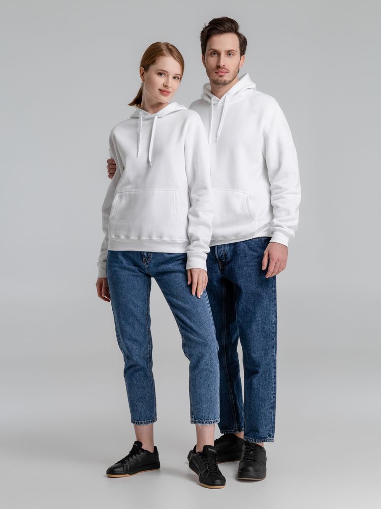 Толстовка с капюшоном Slam 320, белая — изображение 12