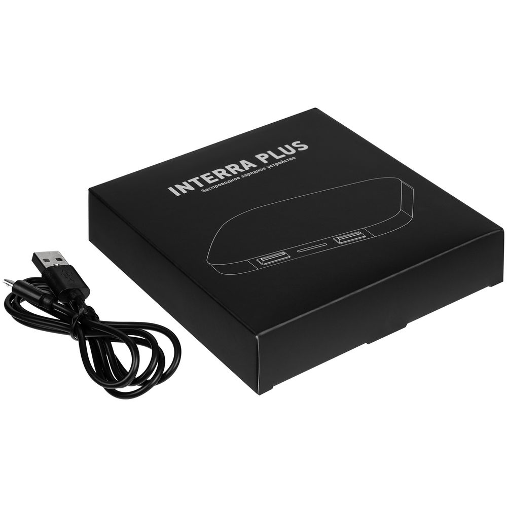 Беспроводное зарядное устройство Interra Plus, черное — изображение 11