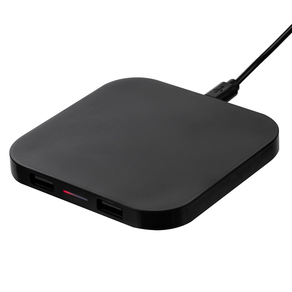 Беспроводное зарядное устройство Interra Plus, черное — изображение 4