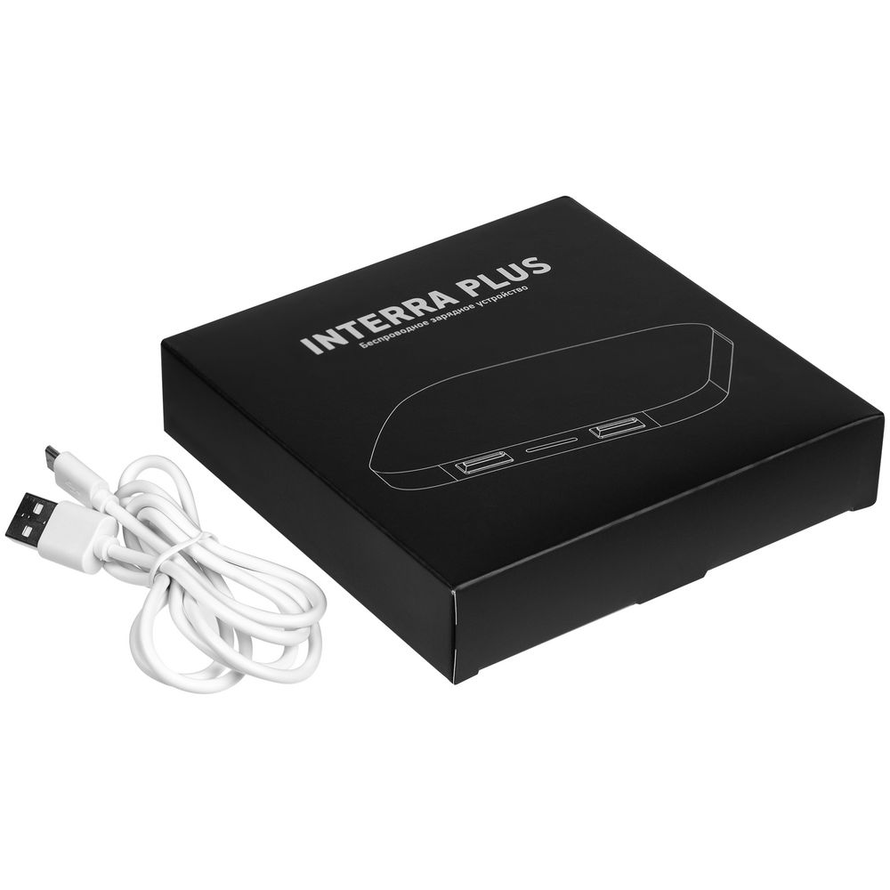 Беспроводное зарядное устройство Interra Plus, белое — изображение 11