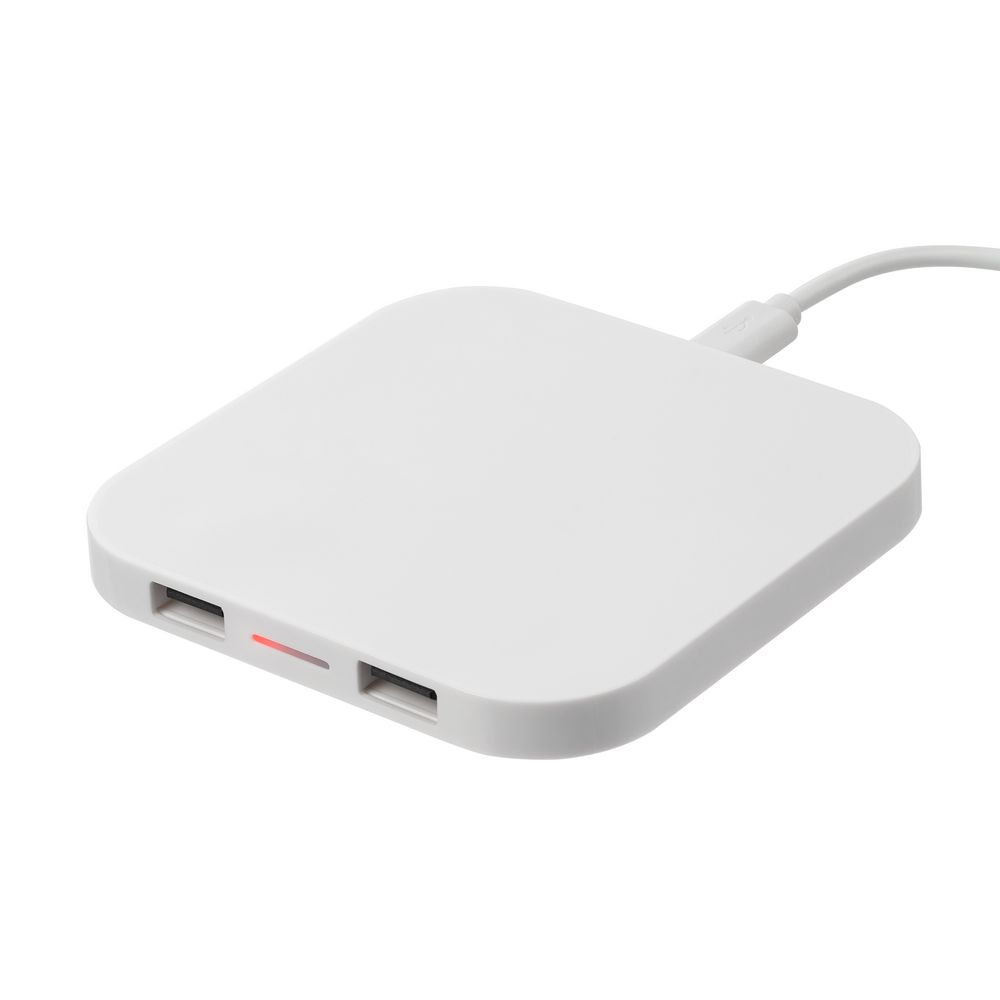 Беспроводное зарядное устройство Interra Plus, белое — изображение 8