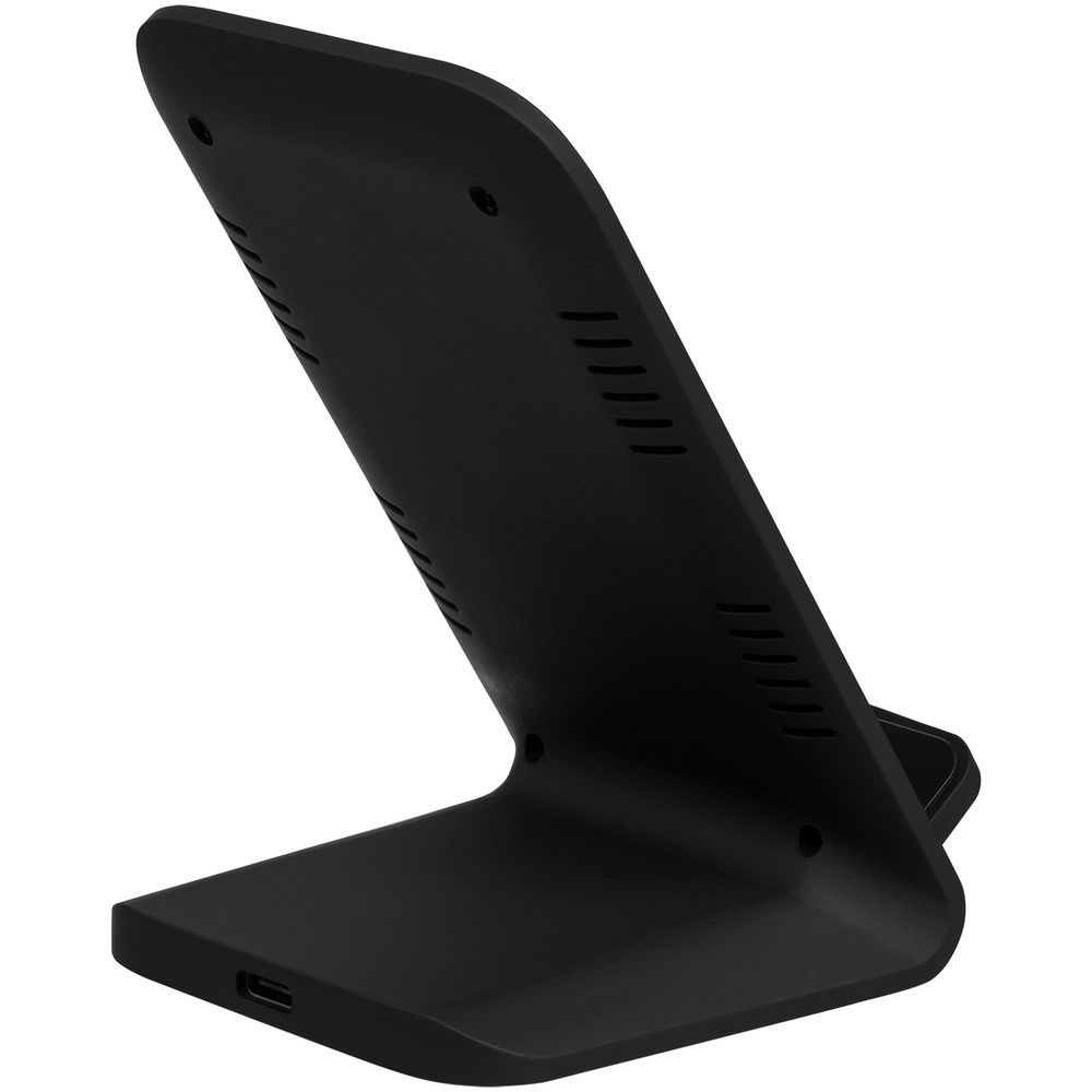 Беспроводное зарядное устройство с быстрой зарядкой Overtop, черное — изображение 7