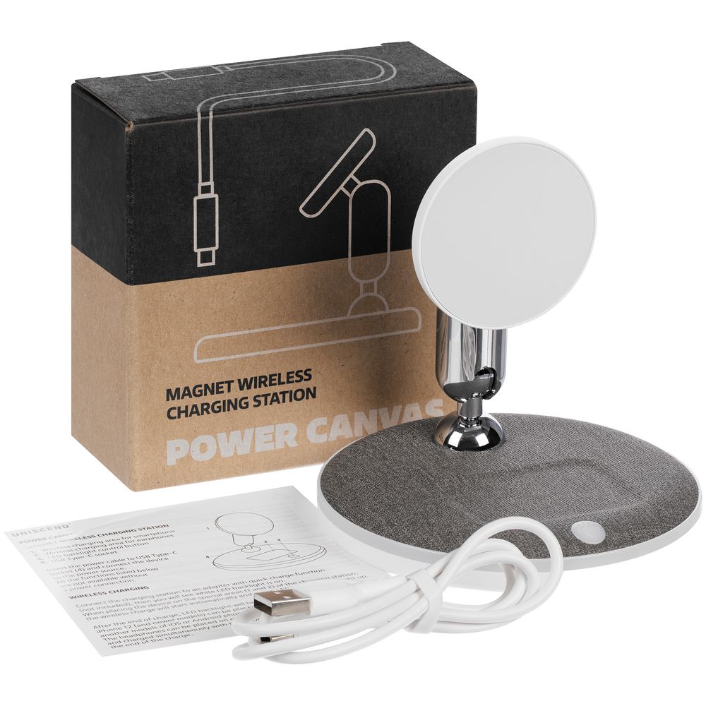 Универсальная зарядная станция Power Canvas, белая — изображение 12