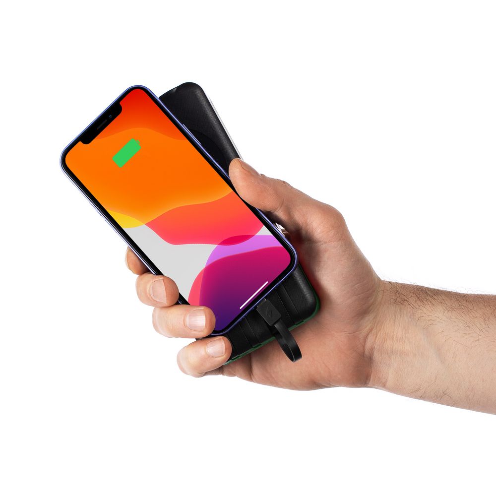 Аккумулятор Holiday Maker, 10000 мАч, зеленый — изображение 10