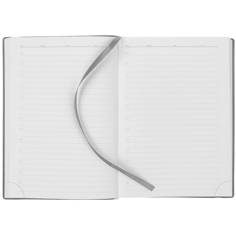 Ежедневник New Factor Metal, серый — изображение 5