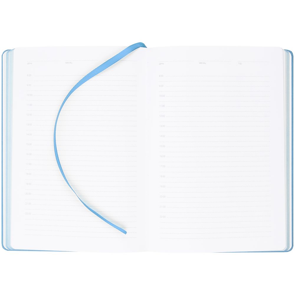 Ежедневник New Factor Metal, голубой — изображение 5