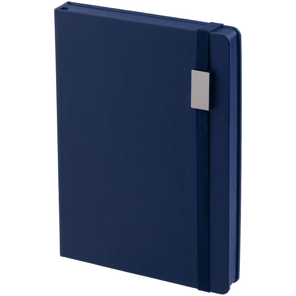 Ежедневник New Factor Metal, темно-синий — изображение 4