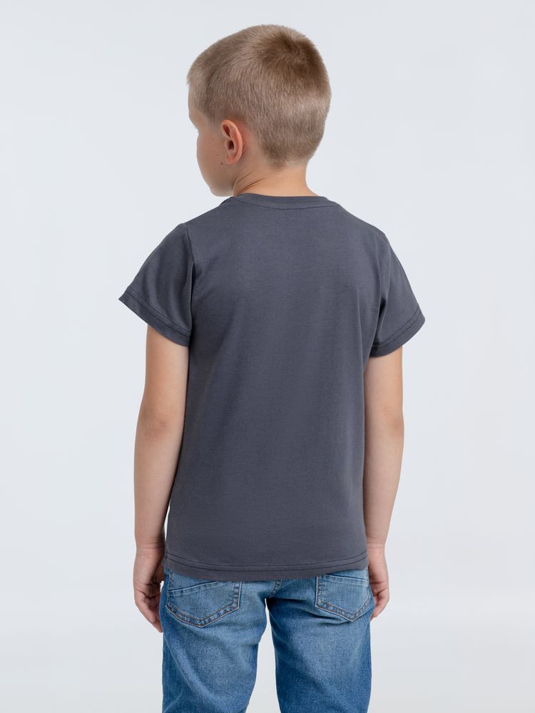 Футболка детская T-Bolka Kids, темно-серая (графит) — изображение 8