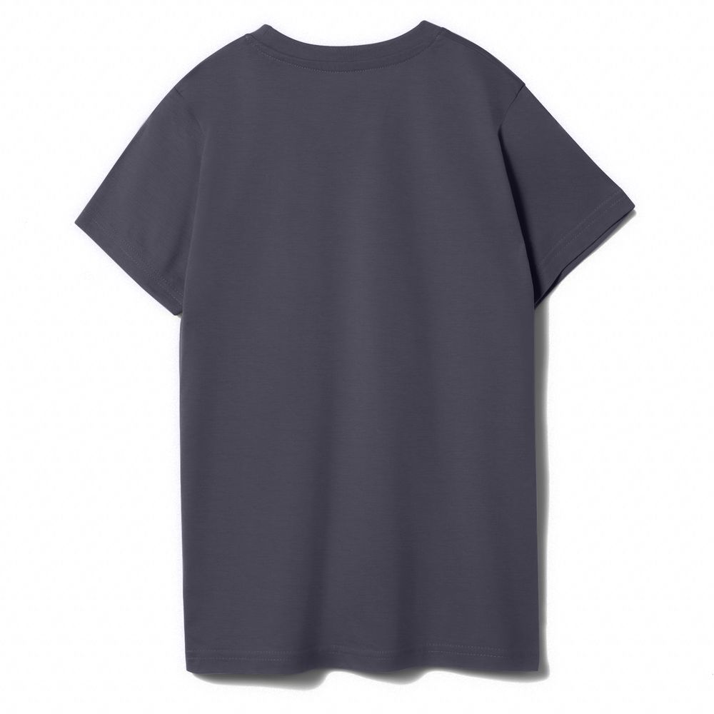 Футболка детская T-Bolka Kids, темно-серая (графит) — изображение 3