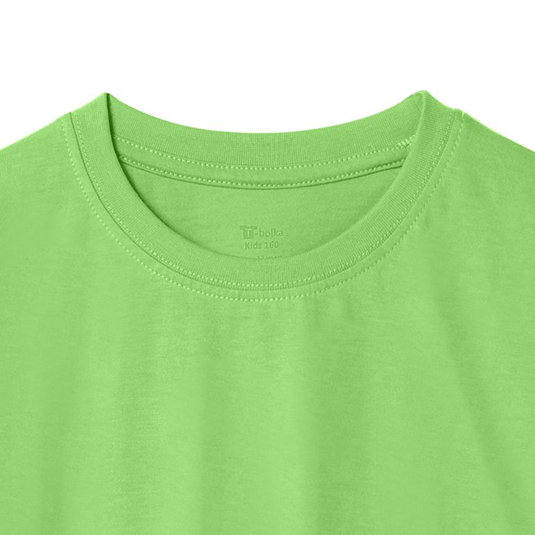 Футболка детская T-Bolka Kids, зеленое яблоко — изображение 4
