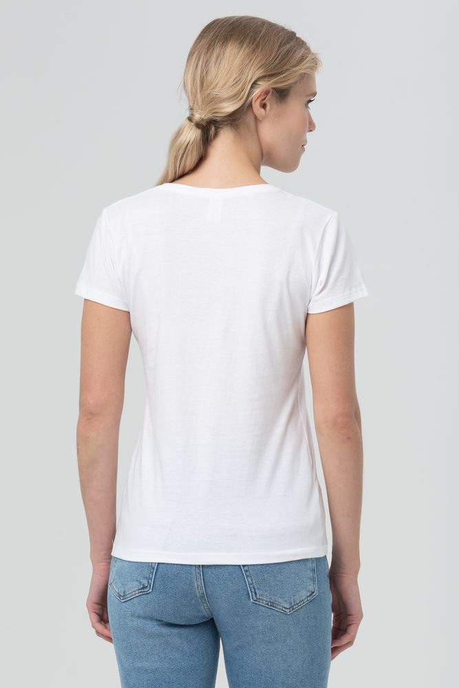 Футболка женская Miss 150, белая — изображение 7