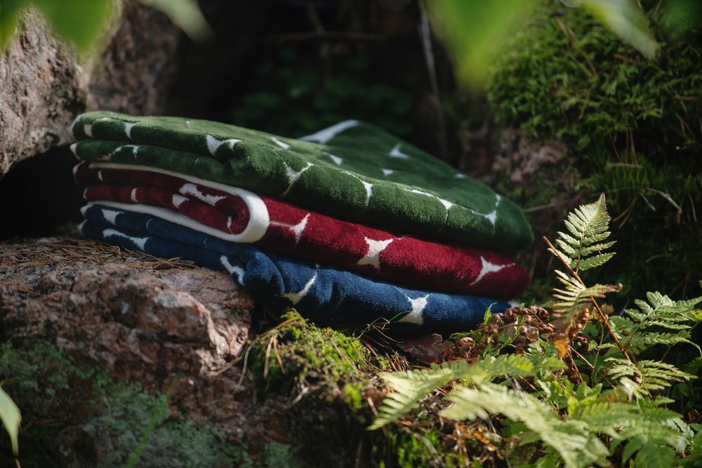 Полотенце Giraffe, малое, бежевое с бордовым — изображение 10