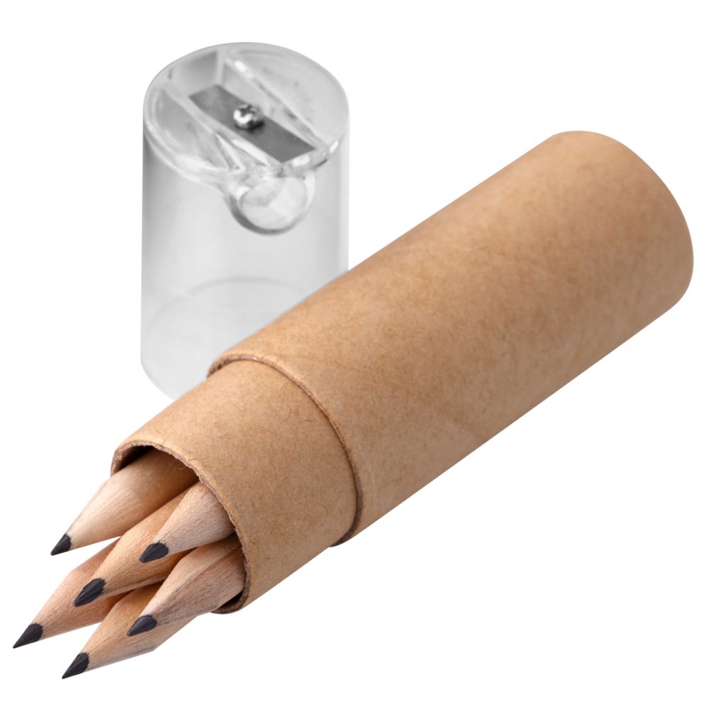 Набор карандашей Pencilvania Office с точилкой, прозрачный — изображение 4