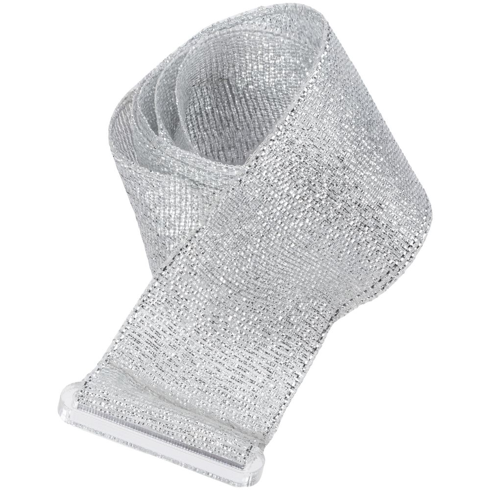 Лента для медали с пряжкой Ribbon, серебристая — изображение 3