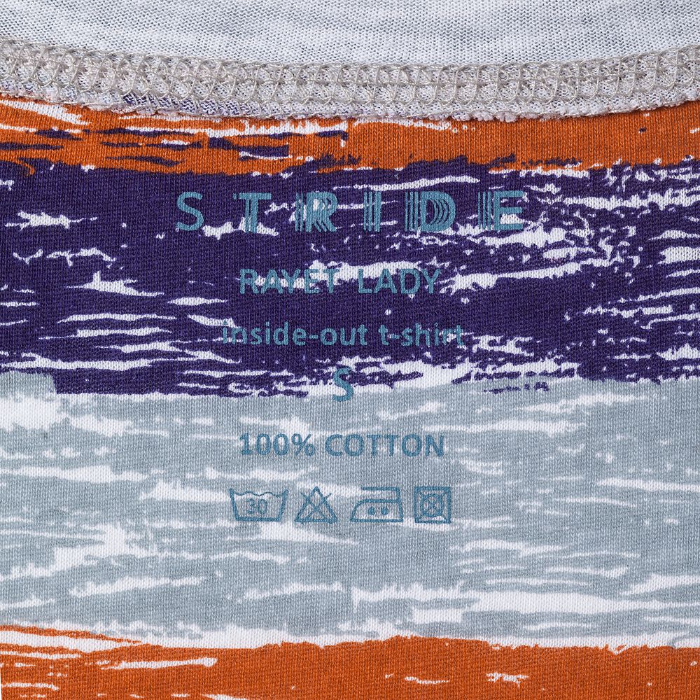 Футболка женская Rayet Lady двусторонняя, оранжевая с фиолетовым — изображение 6