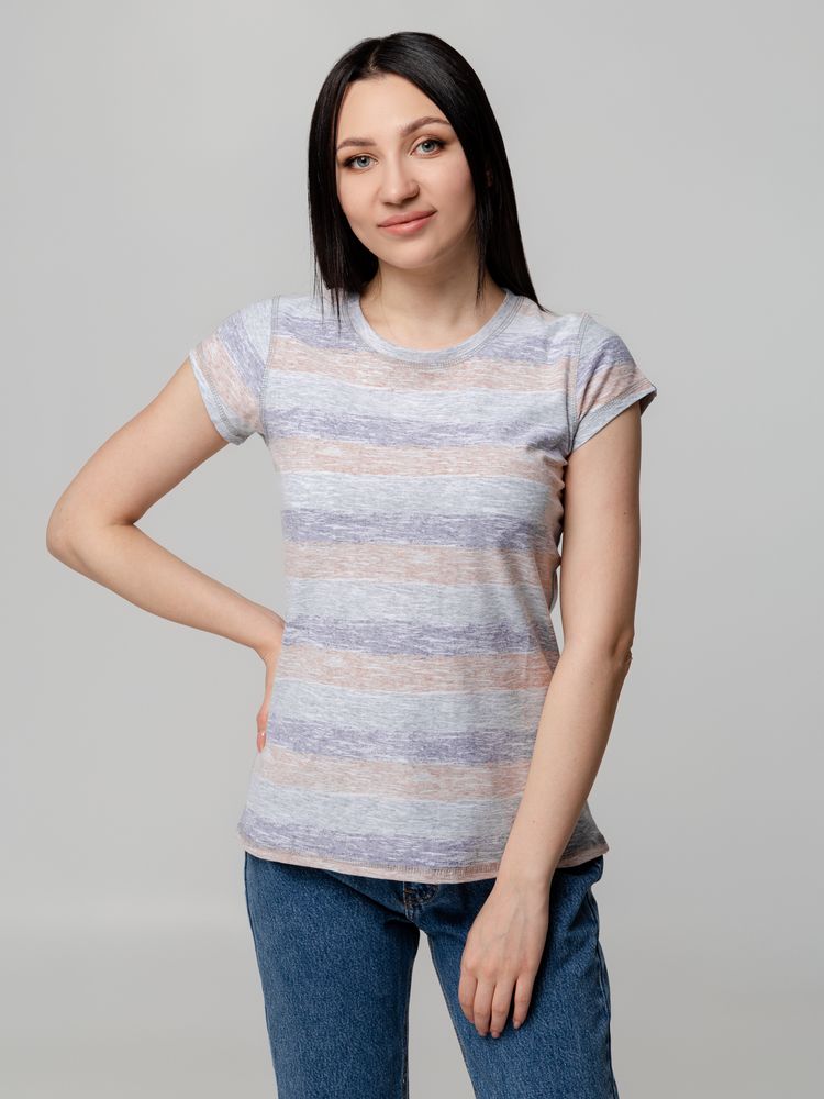 Футболка женская Rayet Lady двусторонняя, оранжевая с фиолетовым — изображение 13