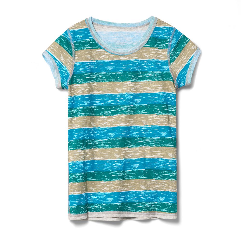 Футболка женская Rayet Lady двусторонняя, голубая с зеленым — изображение 4